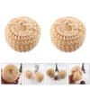 Oval Yellow Sisal Bath Sponges, 5 Count, for Body Cleansing view 4