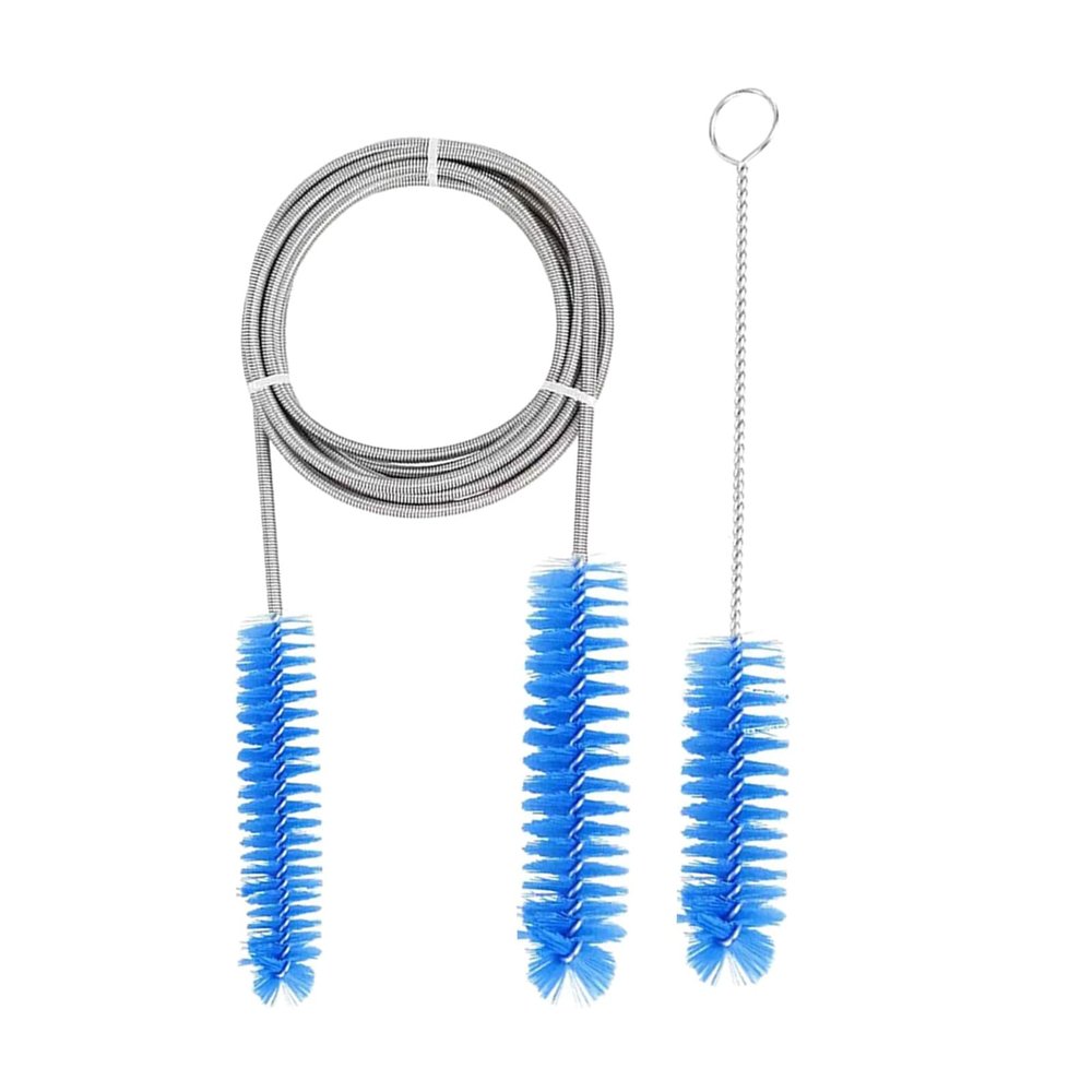 LAIOUSN Aquarium Filter Hose Brush Set with Flexible Steel Spring