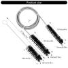 LAIOUSN Aquarium Filter Hose Brush Set with Flexible Steel Spring view 4