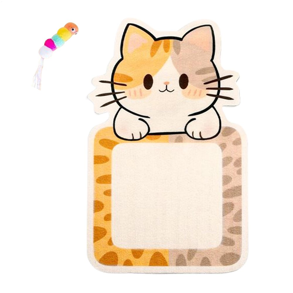 Cat Scratching Board with Toy | Self-Adhesive Furniture Protector