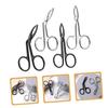 Gogogmee 5-Set Stainless Steel Eyebrow Tweezers, Curved and Straight Tips, 20 Pieces view 3