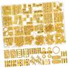 OUNONA Hair Beads for Braids, Metal Hair Accessories, Hair Rings, Charms and Clips in Box view 1