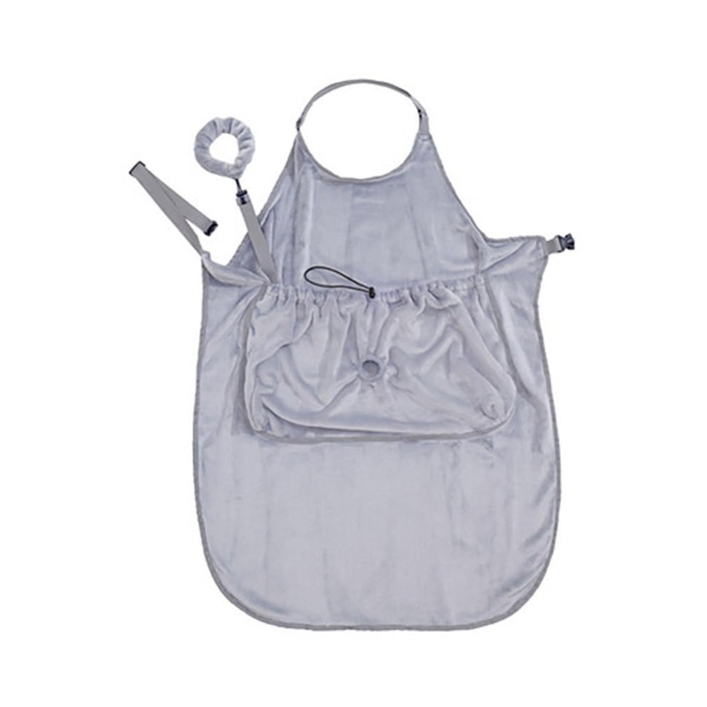Portable Adjustable Pet Apron Harness, Hands-Free Carrier for Cats and Small Dogs, with Spacious Pocket
