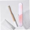 FRCOLOR 4-Piece Portable Travel Toothbrush Case Set, Sakura and Blue view 4