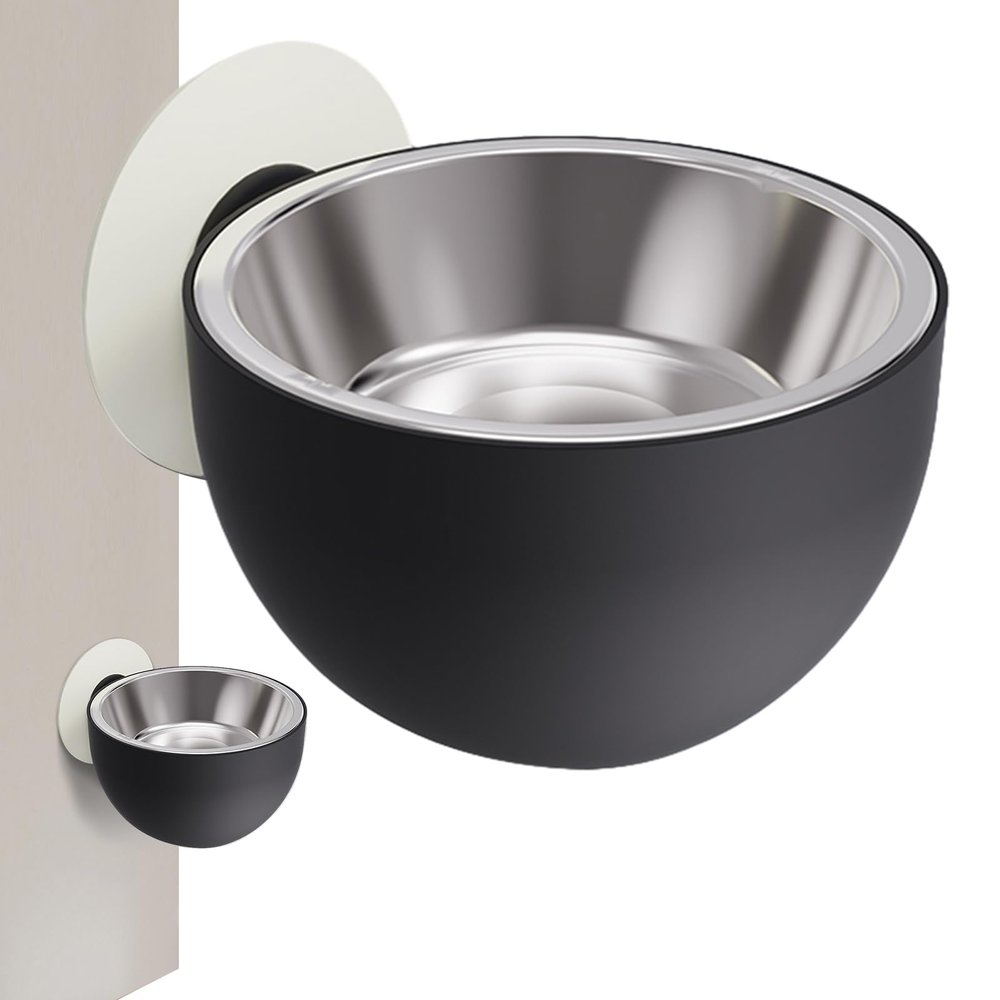 Wall-Mounted Elevated Pet Food Bowl for Dogs
