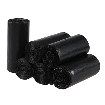 Tstorage 20L Small Trash Can Liners, Black Garbage Bags, 6 Rolls, 150 Pieces
