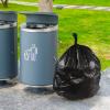 Tstorage 20L Small Trash Can Liners, Black Garbage Bags, 6 Rolls, 150 Pieces view 4