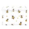 famyily Cute Bees Storage Box with Handle, White view 1