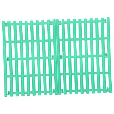 HEMOTON 2-Pack Rabbit Cage Floor Mats, Wear-Resistant Plastic Mats for Small Animals