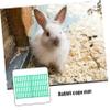 HEMOTON 2-Pack Rabbit Cage Floor Mats, Wear-Resistant Plastic Mats for Small Animals view 3