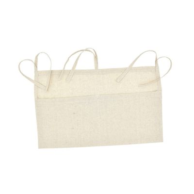 Milisten Cotton Baby Crib Organizer Hanging Storage Bag with Double Straps