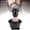 YUYTE Men's Shaving Brush Set with Bowl and Stand, Portable Nylon Brush Travel Kit view 4