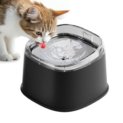 Leakproof Dog Water Bowl with Non-Slip Base, Large Capacity