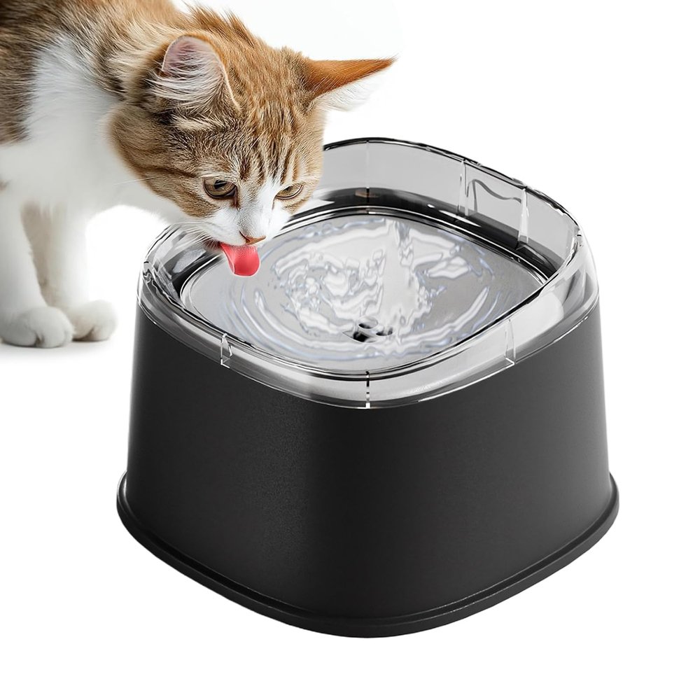 Leak-Proof Water Bowl for Dogs and Cats, 2,000 mL