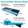 Inflatable Dog Water Ramp and Pool Platform, Cyan/White view 2