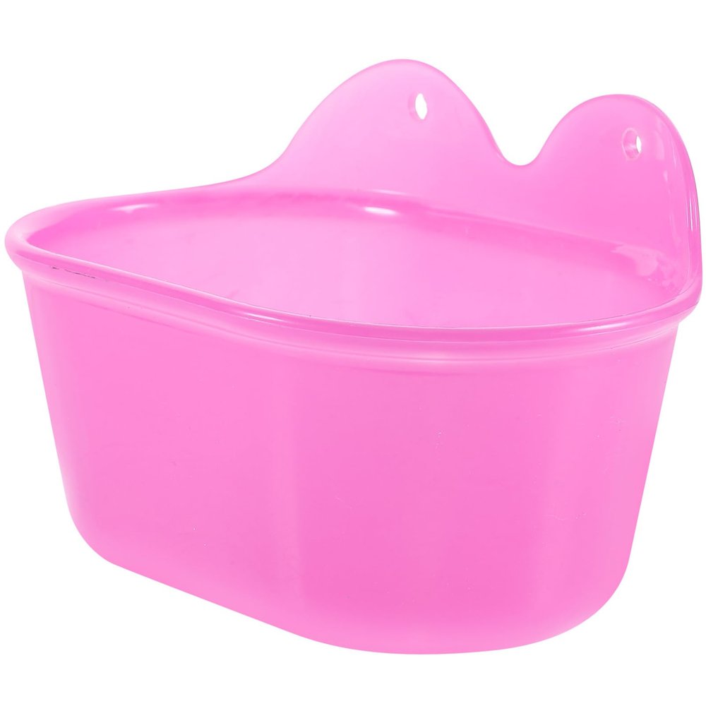 HYTROVE Plastic Bird Bath with Hanger Hook