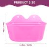 HYTROVE Plastic Bird Bath with Hanger Hook view 2