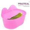 HYTROVE Plastic Bird Bath with Hanger Hook view 3