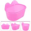 HYTROVE Plastic Bird Bath with Hanger Hook view 4