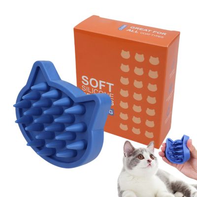 Pet Bath Brush | Dog Bath Scrubber, Compact Grooming Tool for Dogs and Cats