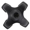VALICLUD 1-Piece Rubber Cane Tip, Non-Slip Foot Cover, Black view 1