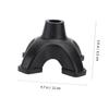 VALICLUD 1-Piece Rubber Cane Tip, Non-Slip Foot Cover, Black view 2