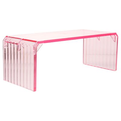 Pink Acrylic Manicure Hand Rest Holder for Desk