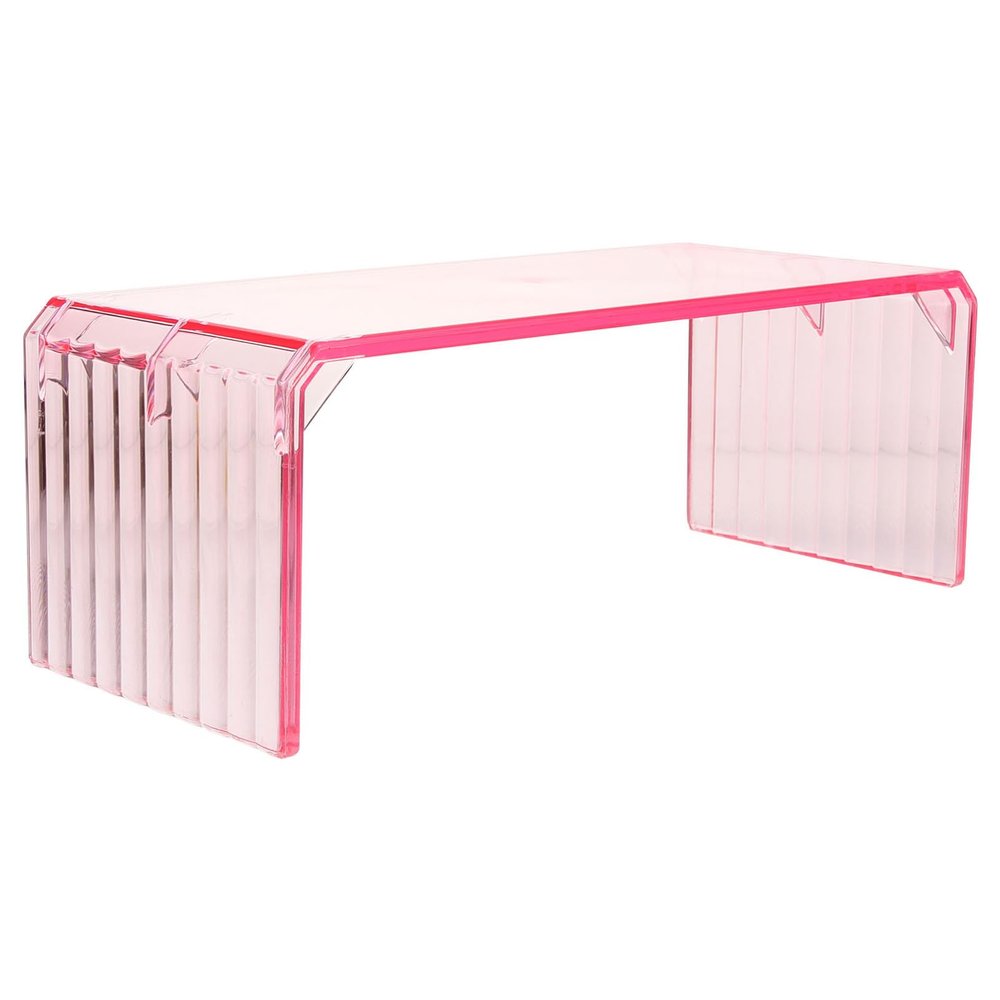 Pink Acrylic Manicure Hand Rest Holder for Desk