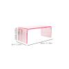 Pink Acrylic Manicure Hand Rest Holder for Desk view 2