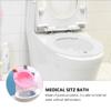 GALPADA Toilet Sit Bath Basin, Easy to Use, 2-Piece Plastic Set with Smooth Surface view 4