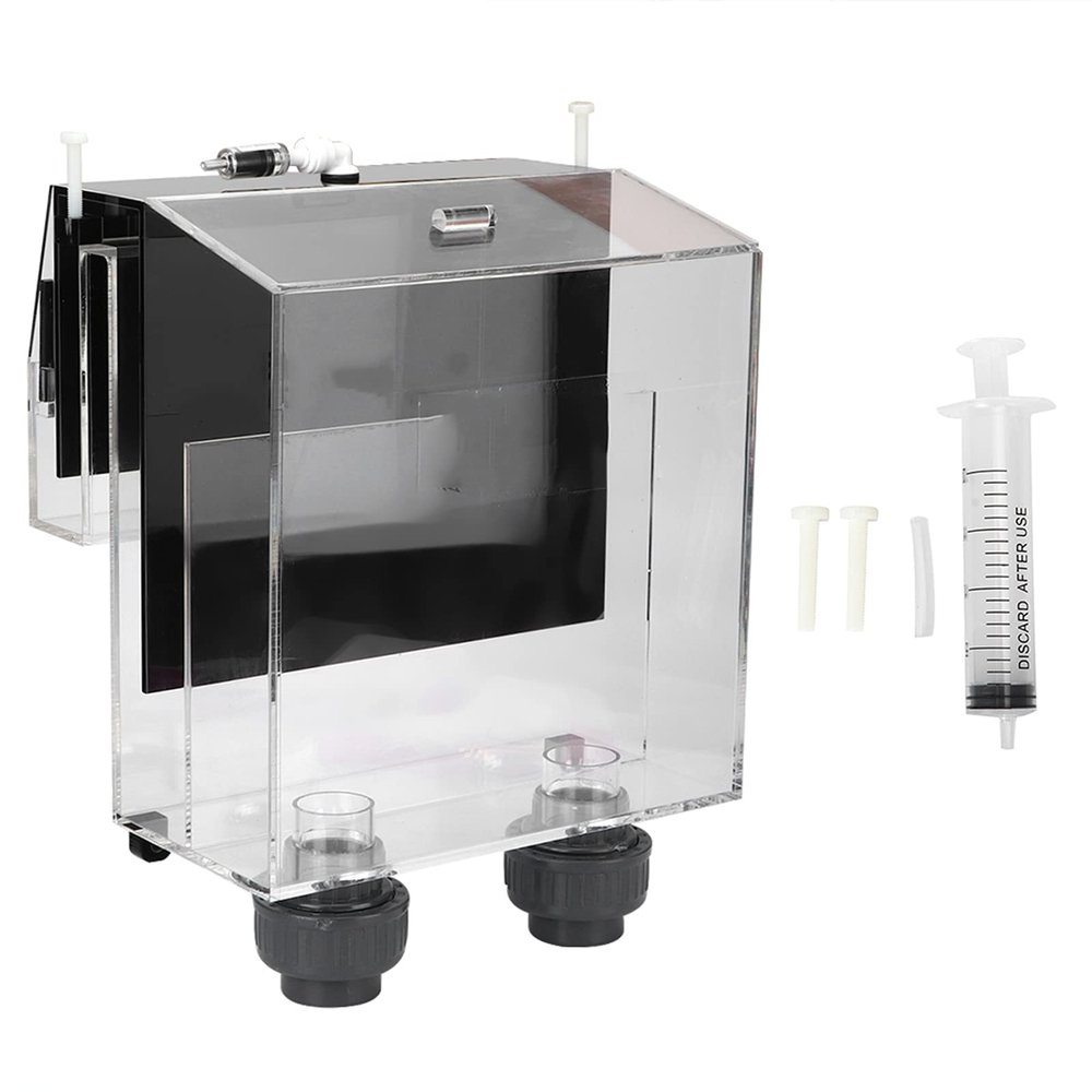 Kikumi Acrylic Aquarium Siphon Overflow Box, Self-Starting, 5,000 L/h