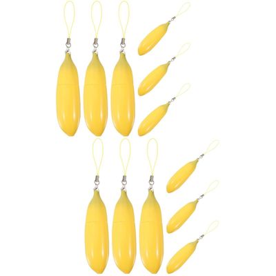 SOIMISS 6-Piece Banana-Shaped Empty Lipstick Containers