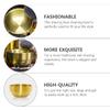PartyKindom Gold Stainless Steel Shaving Bowl for Men view 3