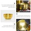 PartyKindom Gold Stainless Steel Shaving Bowl for Men view 4