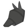 EKKIA Equithème Protec Fly Mask, Black, Size L view 4