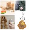 Fenteer Pet Memorial Keychain with Hair Holder, Cute Dog Paw Design, Yellow view 2