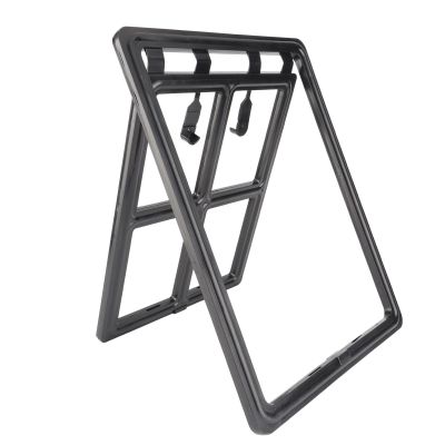 Professional Bite-Resistant Lockable Pet Screen Door, L (Size 41–47)