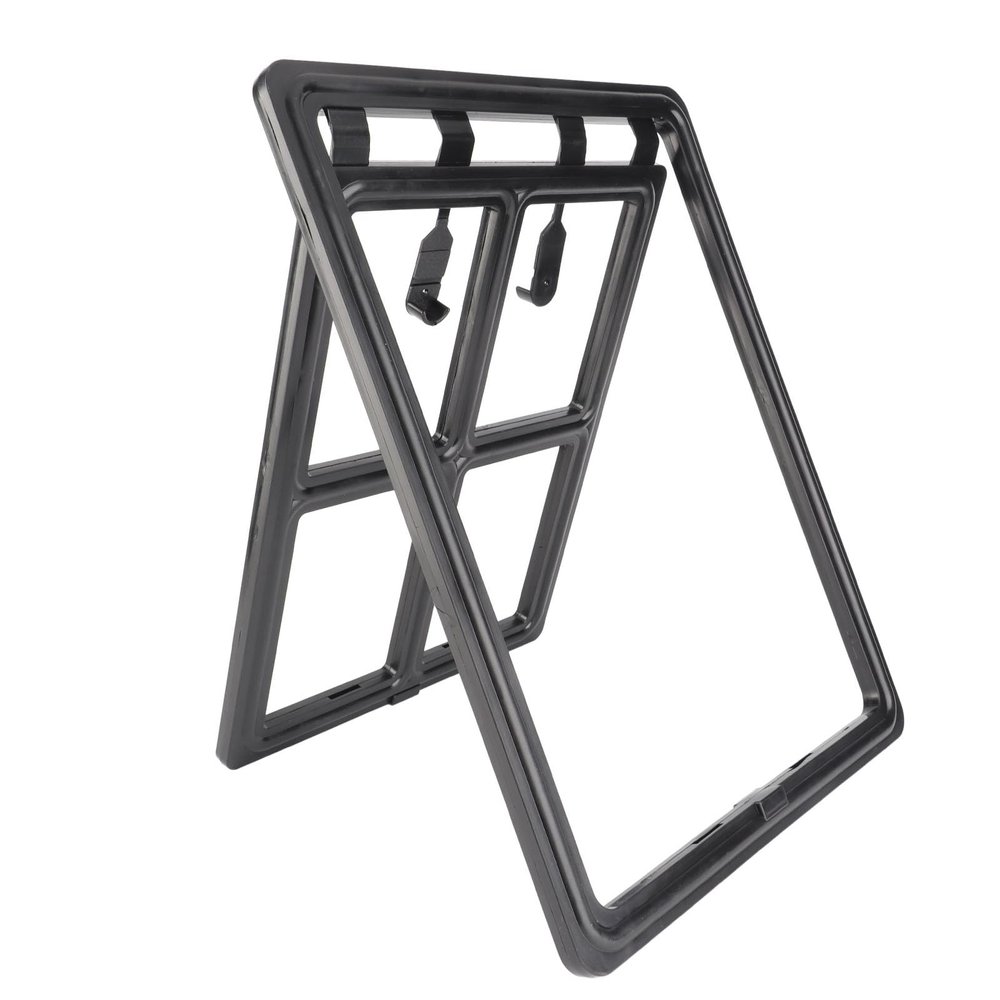 Professional Bite-Resistant Lockable Pet Screen Door, L (Size 41–47)
