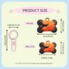Pet ID Tags, Crow Close-Up Flying Over Sunset, Personalized Dog and Cat Tags, Bone-Shaped Acrylic, Light Pink, Small view 3