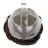 Men's Hair System, 0.06–0.08 mm PU Skin, French Lace, 7 x 9, Medium Light Brown view 3