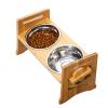 Elevated Dog Bowl - Height Adjustable Feeder Stand view 1