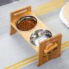 Elevated Dog Bowl - Height Adjustable Feeder Stand view 3