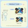 Personalized Bone-Shaped Acrylic Pet ID Tags, Sky Blue, Small view 3