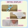 Personalized Bone-Shaped Acrylic Pet ID Tags, Sky Blue, Small view 4
