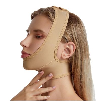 Facial Tightening Band for Women, Double-Chin Support, Compression Bandage, XL