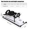 MINHUIJIHUI Knee Rehabilitation Trainer, 0–120° CPM Machine with Wireless Remote view 2