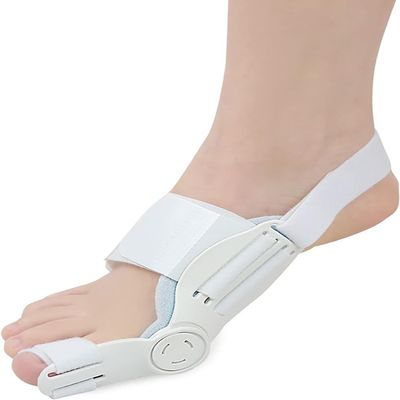 Bunion Splint (2-Pack) – Bunion Corrector for Hallux Valgus Pain Relief, Non-Surgical Correction, Hammer Toe Straightener, Blue