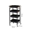 asdchZen Multifunctional Portable Cosmetic Trolley, 36 × 31 × 82 cm view 2