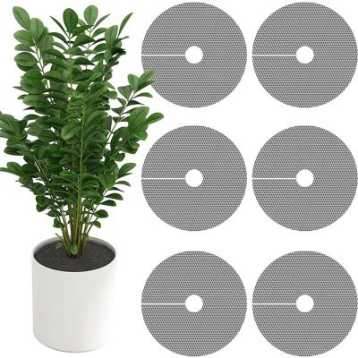Cut-to-Size Plant Pot Cover Mesh Barrier for Indoor and Outdoor Use