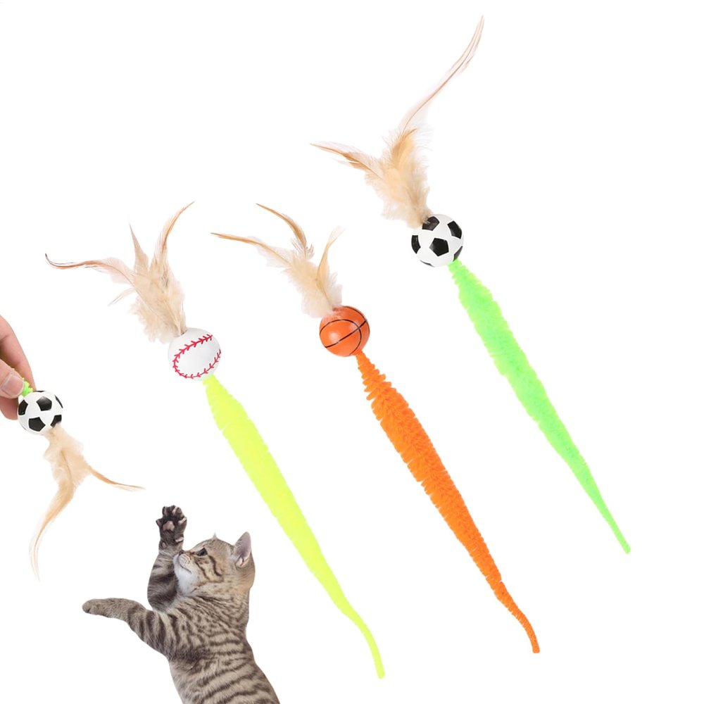 Interactive Cat Toy Ball - 3 Pack